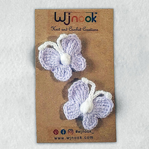 Image of Mini Butterfly Snap Hair Clips