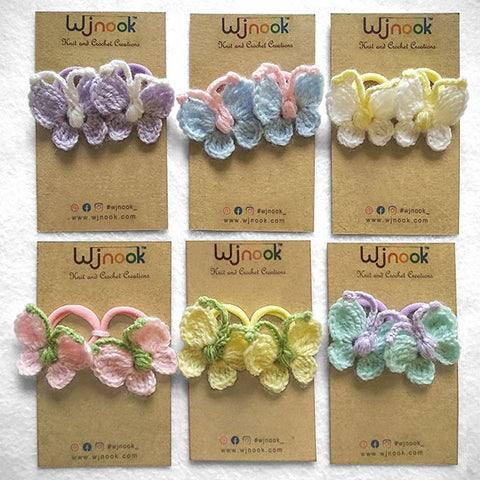 Image of Butterfly Ponytail Holders