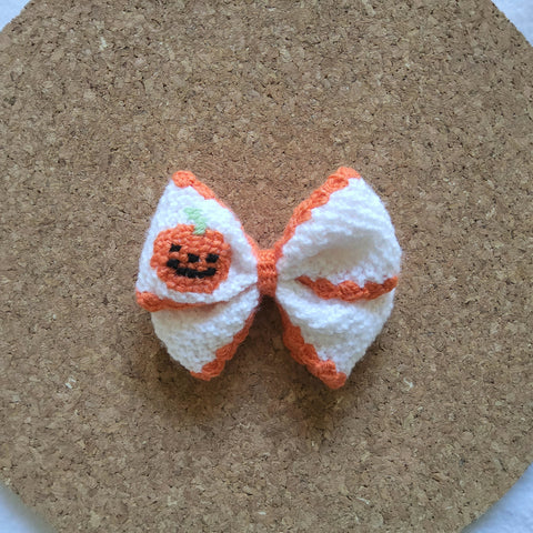 Image of Halloween Jack-O-Lantern Bow