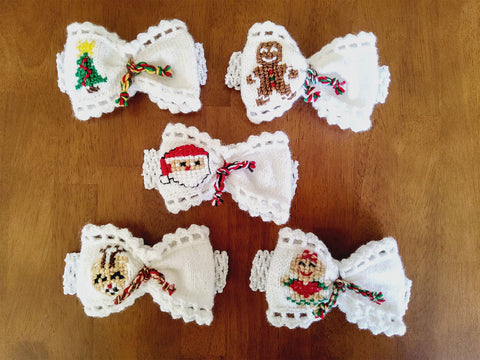 Image of Christmas Holiday Hair Bows