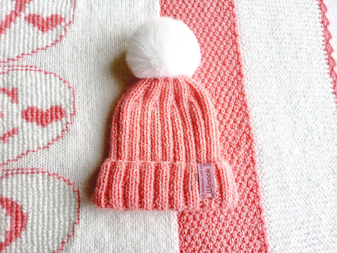 Image of Baby Girl Stroller Blanket and Hat Set