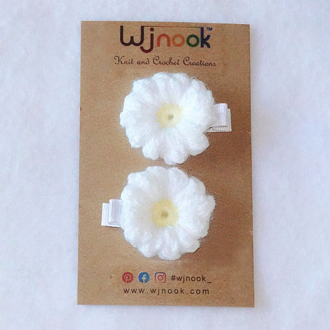 Image of Sunny Daisy Hair Clips and Ponytail Holders