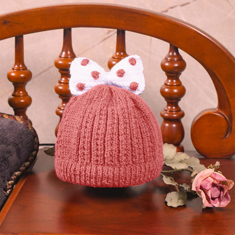 Image of Bobble Bow Beanie