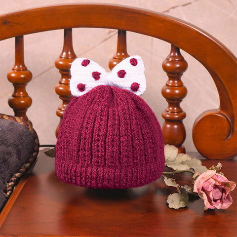 Image of Bobble Bow Beanie