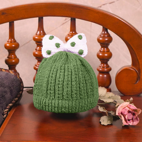 Image of Bobble Bow Beanie
