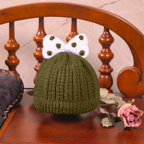 Image of Bobble Bow Beanie