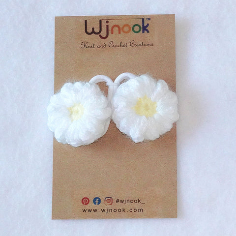 Image of Sunny Daisy Hair Clips and Ponytail Holders